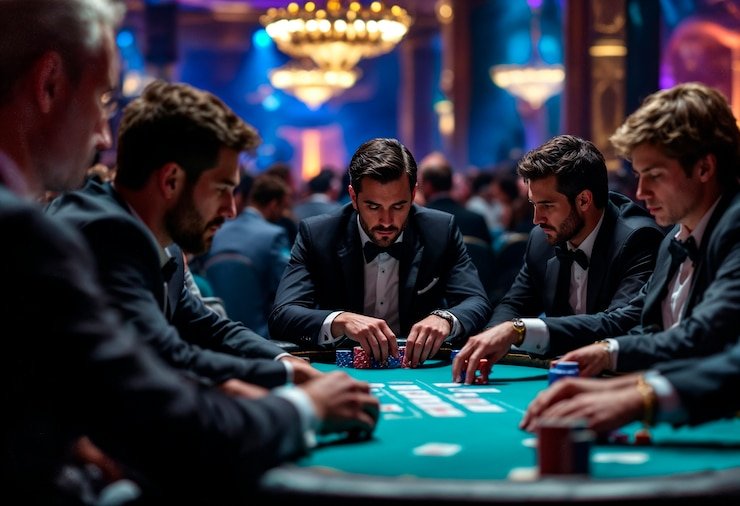 Mesin slot video berwarna cerah dengan kombinasi simbol menarik